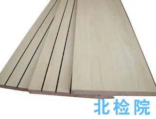 建筑裝飾用木質(zhì)掛板檢測